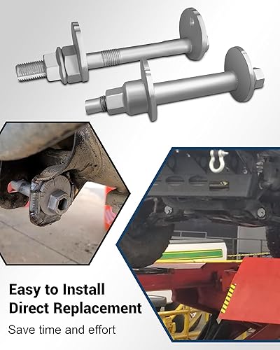 Miniatura 6 de Kit de pernos de leva para brazo de control inferior 48409-60020 48190-60020 apto para Toyota 4Runner 2003-2009 FJ Cruiser 2007-2010 Tacoma