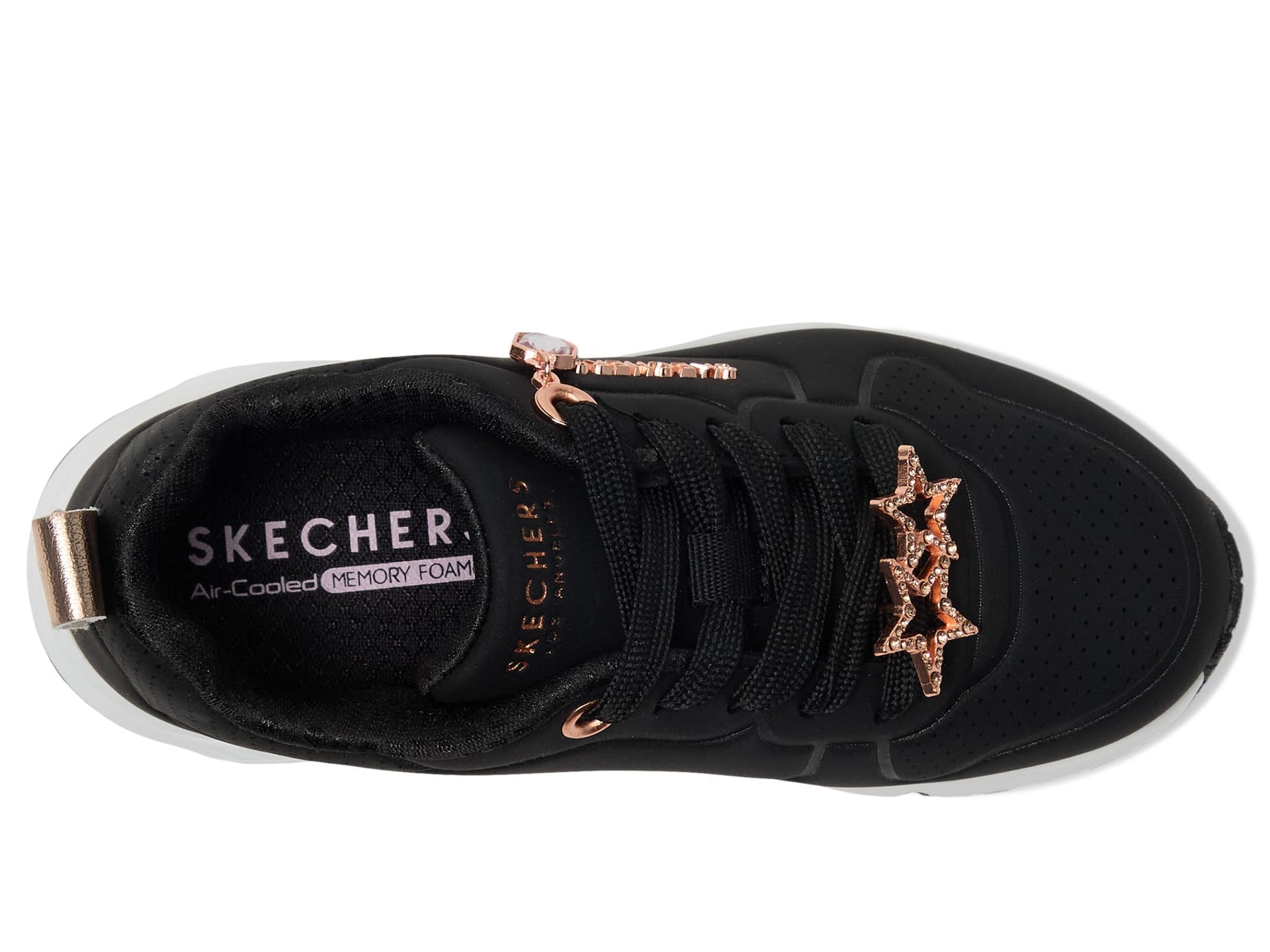 Skechers Uno Gen1 Trendy Jewels Scarpe da ginnasticaBambine e Ragazze | Casual, memory foam raffreddato ad aria, intersuola airbag visibile Skech-Air, con lacci