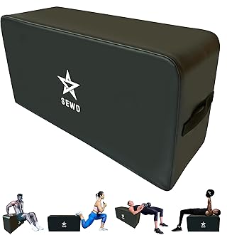 Pilates and Yoga Bench by SEWD – Portable Workout Bench for Full Body Exercise with Handle – Weight Training, AB Workout, Hip Thrust and Glute Training Home Gym Equipment