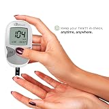 Care Touch Blood Glucose Meter Kit - Diabetes Testing Kit with Glucometer, Test Strips, Lancing Device, Lancets & Easy to Carry Travel Case - 5 Second Results - Auto ON/OFF Feature
