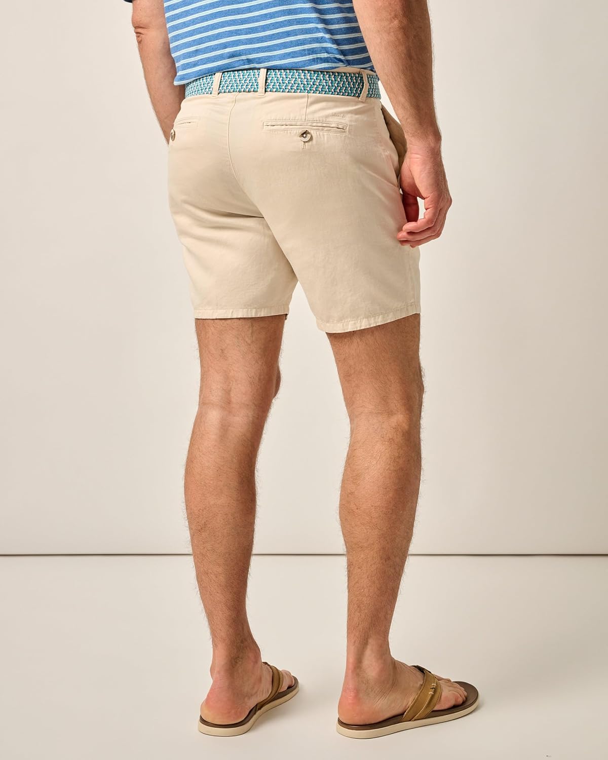 johnnie-O Melrose Cotton Linen Shorts - Image 3