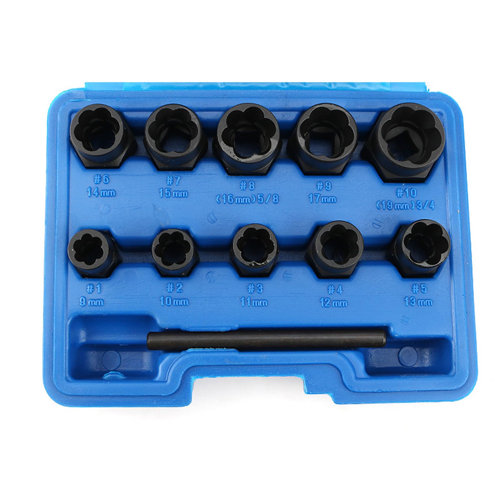 Estrattore per Viti a Testa Esagonale 11 Pezzi Kit Universale Antiruggine