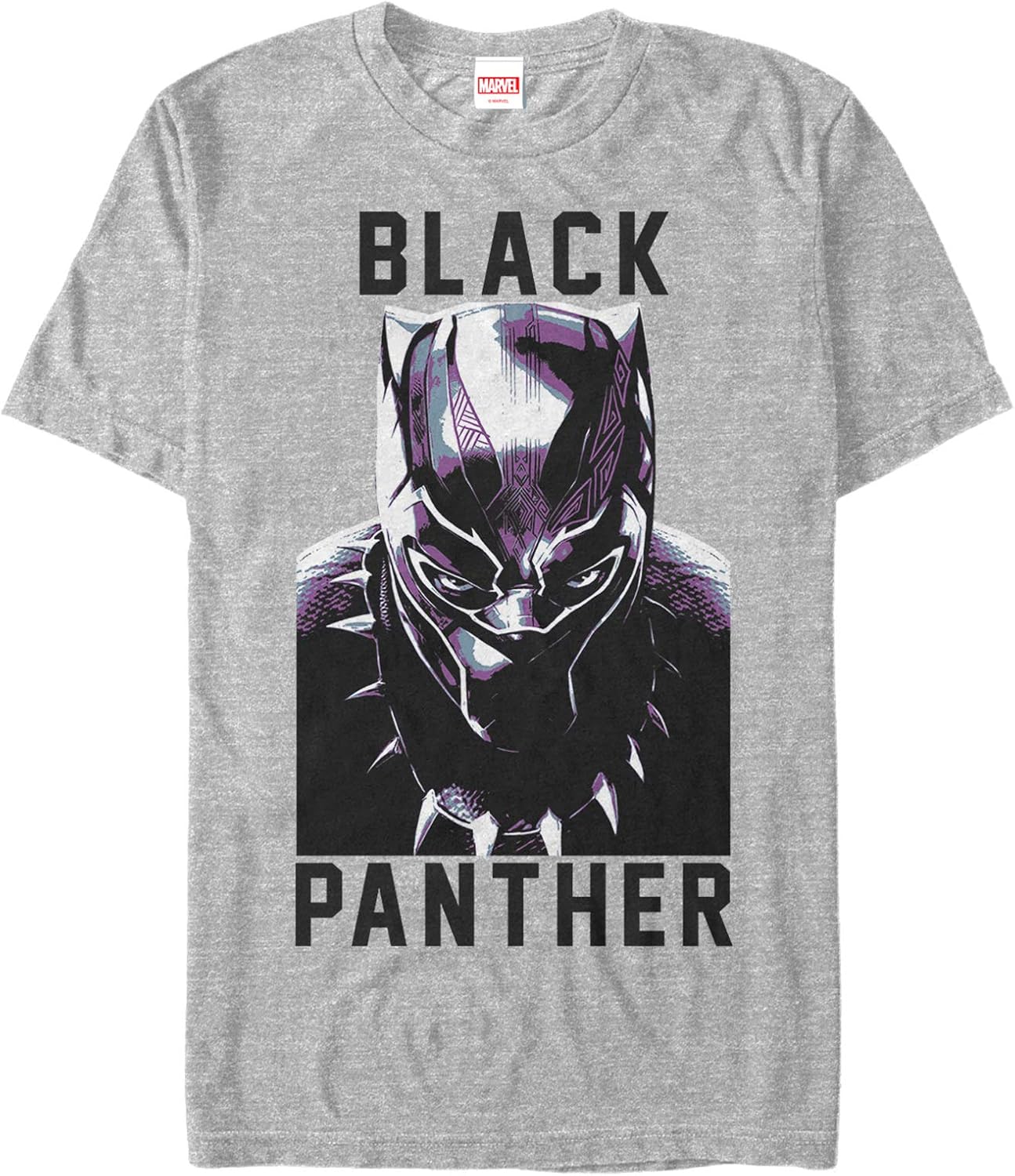 Marvel Men's Black Panther 2018 Portrait T-Shirt