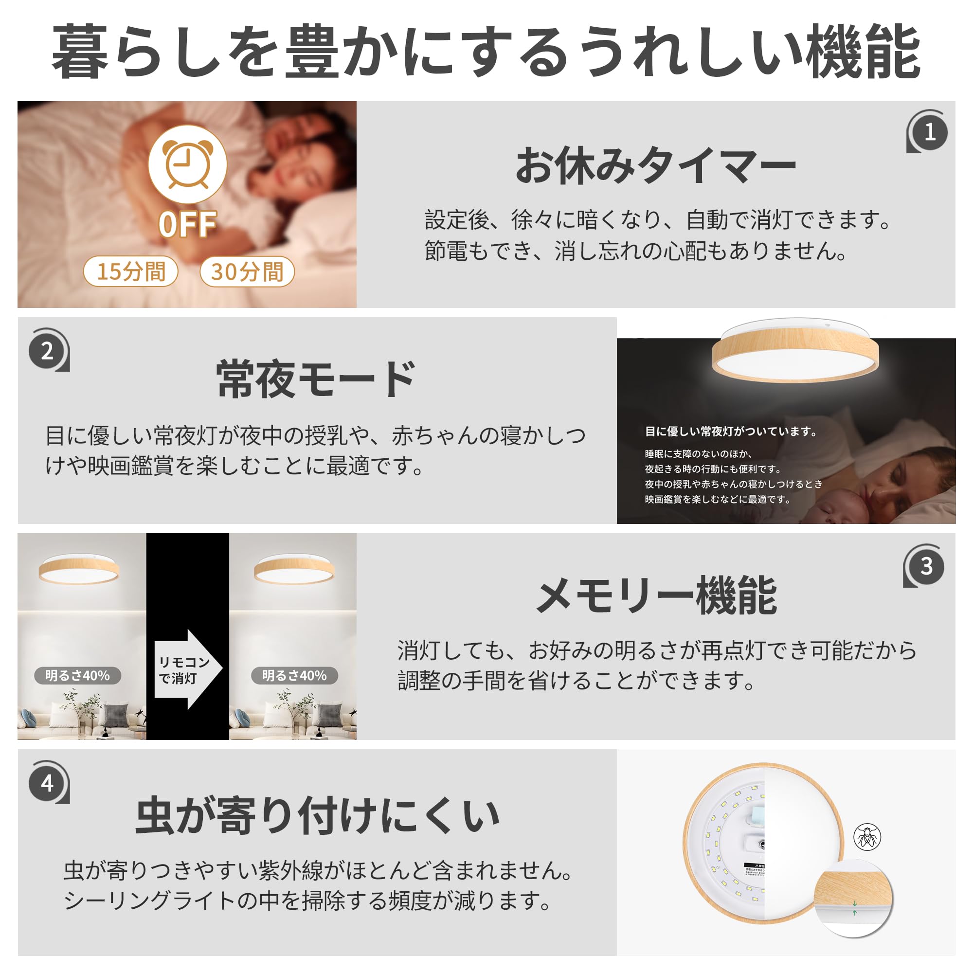 smilemoonページ Amazon.co.jp : Smilemoon LEDシーリングライト 省エネ ~6畳 30W LED