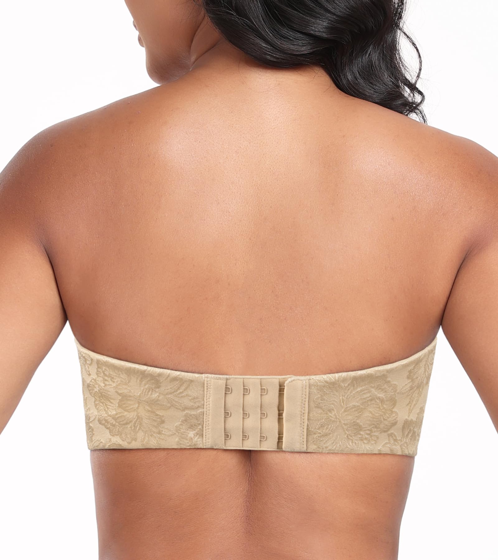 DotVol Sujetador Push up sin Tirantes Tallas Grandes para Mujer sin Aros Copa Completa Diseño Alas