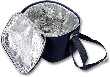 Termal Beslenme Çantası, Isı Yalıtımlı Soğutucu Yemek Çantası, Askılı ve Elde Taşıma Bölmeli Beslenme Çantası (Ofis, Piknik, Okul ve Kamp İçin Su Geçirmez Sızdırmaz Çanta)