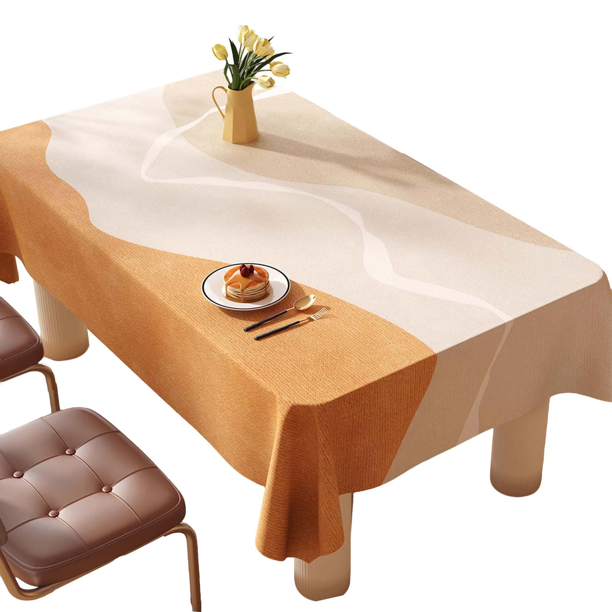 Nappe rectangulaire imperméable pour vos repas de fête et camping d'été