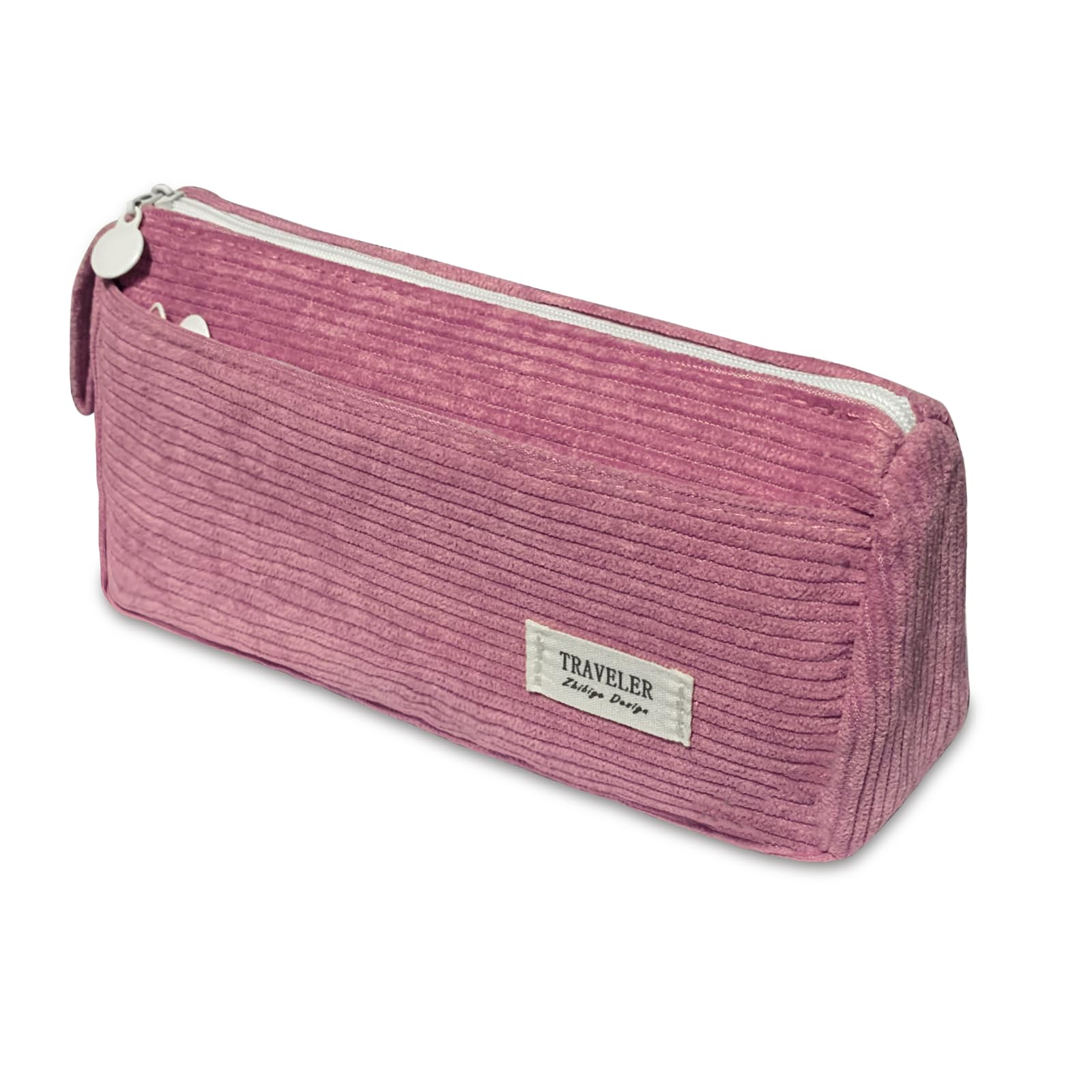 TAIHOBO Estuche Escolar para Lápices Monocromo, Estuches Escolares con 2 Compartimentos, Estuche Aesthetic de Pana, Cartucheras Escolares para Niñas Niños, Pencil Case para Estudiantes y Oficinistas