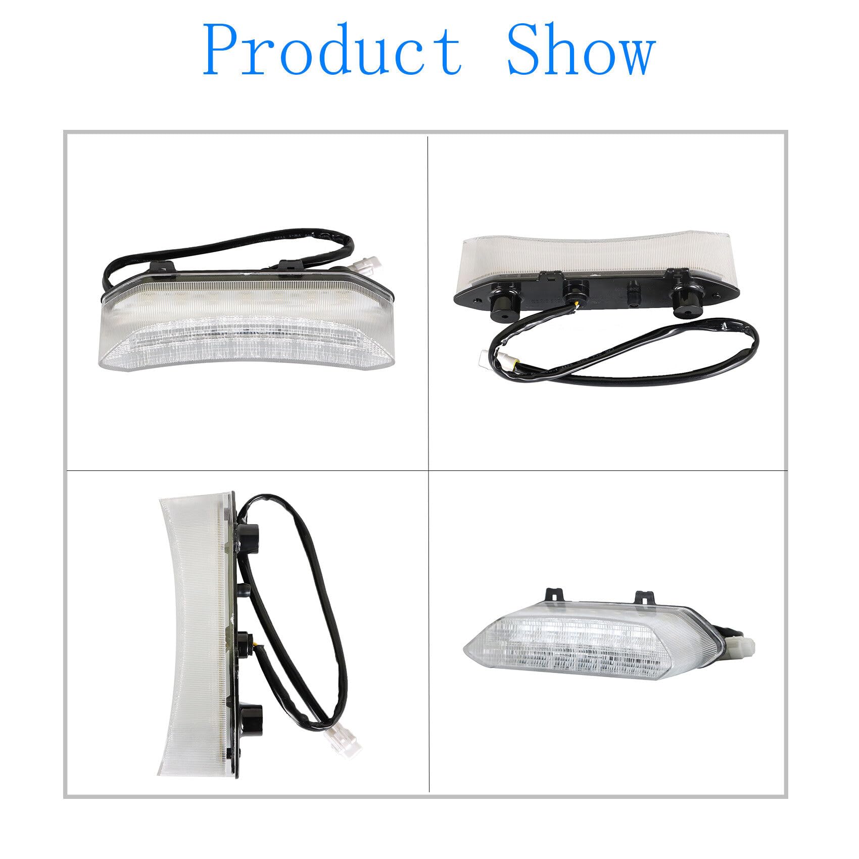 labwork Brake Tail Light Rear Lamp Replacement for Yamaha Raptor 700 700R 2006-2018