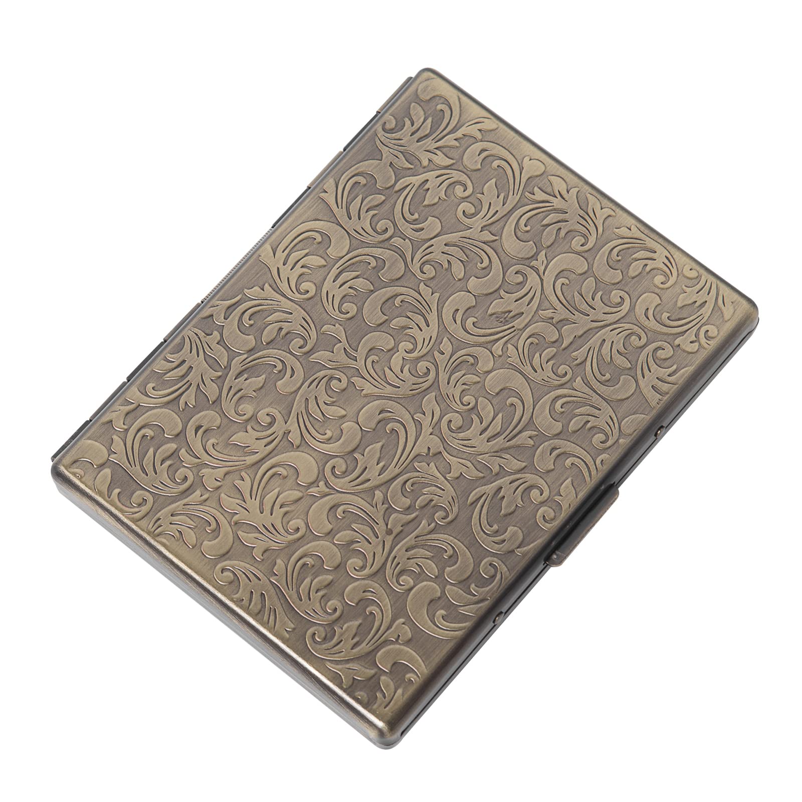 HAPUTDY RFID Metal Blocking Credit Card Holder/Travel Wallet/Protective Case (Bronze, 5 caeds)