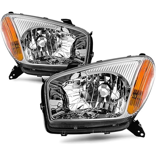 ACANII - For 2001-2003 Toyota RAV4 Sport Replacement Factory Style Headlights RAV-4 Lamps Driver + Passenger Side