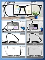 Vista 19 de CCVOO Reading Glasses for Women/Men, Eyeglasses, Blue Light Readers for Women/Men, Computer Eye Glasses, Cheaters