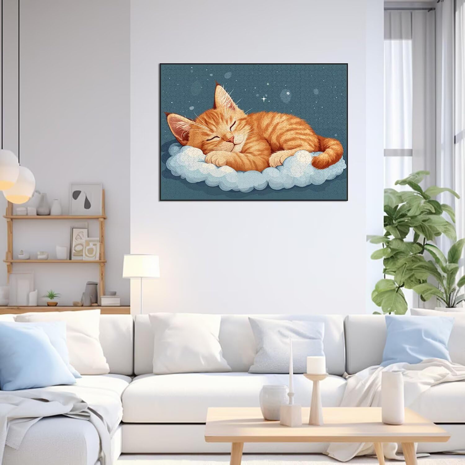 Puzzle 4000 Pezzi Cartoni animati Puzzle Classici per Gioco Familiare n-371 | Impossibile Puzzles, Intrattenimento Creativo, Rilassamento e Intelligence, Regalo per Amore e Amico, Decorazioni Casa, gatto