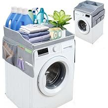 Washer Dryer Countertop with Shelf Laundry Topper for Washer and Dryer Countertop Cover Universal Front Load Machine for Laundry Room Organization