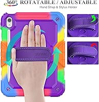 Vista 2 de Funda SEYMAC stock para iPad (A16) de 11ª/10ª Generación 11''/10.9'' 2025/2022, Funda de Protección Completa contra Caídas con Protector de Pantalla