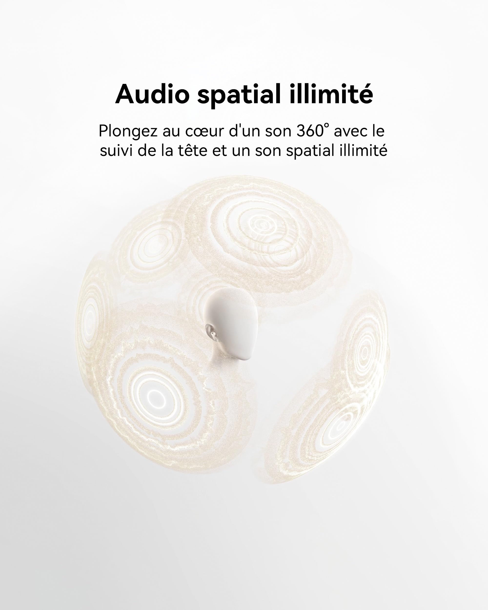 HUAWEI FreeBuds Pro 5 Écouteurs sans Fil, Réduction de Bruit IA Dual-Engine, Maintien sûr et Ergonomique, Appels Stables et clairs, IP57, 38 Heures d'autonomie, Garantie de 30 Mois, Sable
