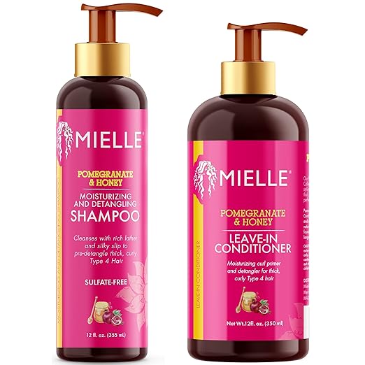 Mielle Organics Pomegranate & Honey LeaveIn Conditioner for Thick, Curly Type 4