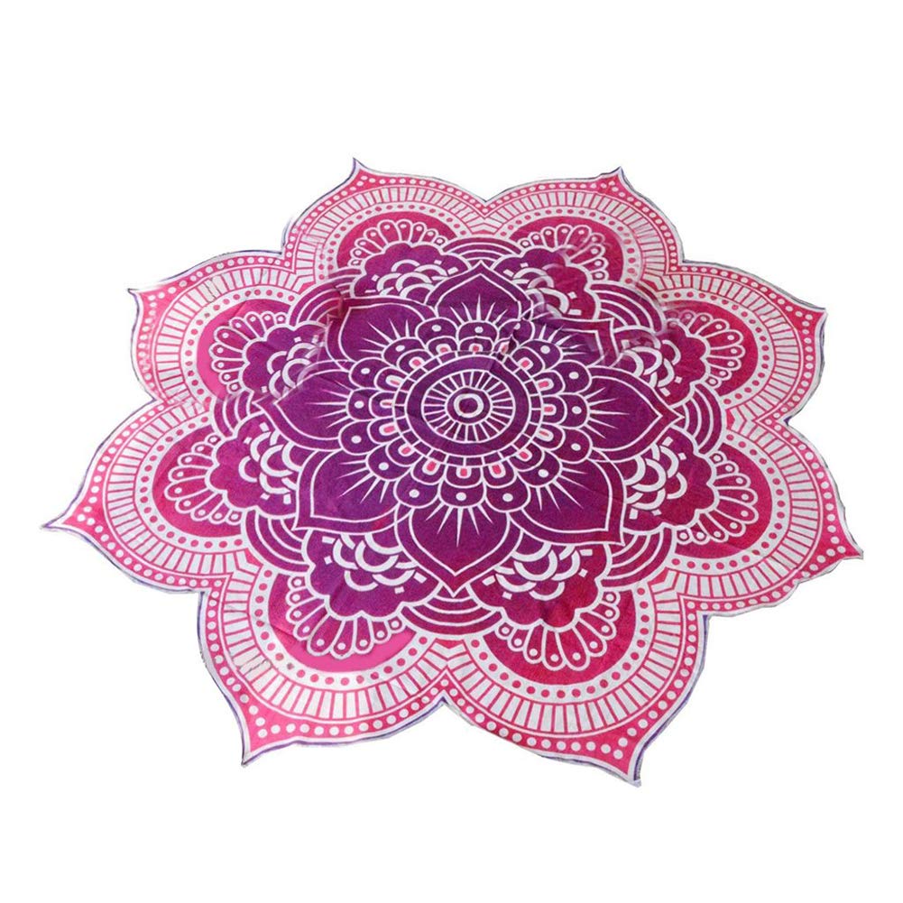 Mandala Rotonda Arazzo Modello Lotus Telo Blanket Tovaglia Home Decor Bohemian Yoga Mat