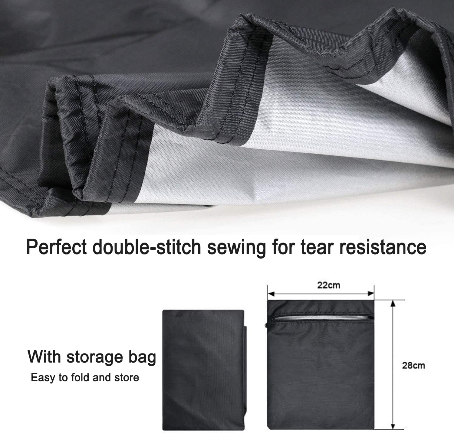 Outdoor Furniture Cover Waterproof, Kingling Outdoor Loveseat Cover for Patio Furniture Three-seat Bench Cover, 64" W x 25" D x 35" H Black : Patio, Lawn & Garden