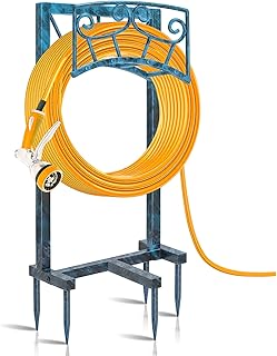 Garden Hose Holder, Heavy Duty Metal Water Hose Holders Hose Stand with ...