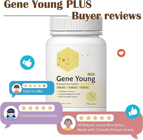 Miniatura 7 de Synbiotic for Gut Health  Prebiótico diario 3 en 1, probiótico, postbiótico para la salud digestiva, hinchazón y apoyo inmunológico  30 cápsulas