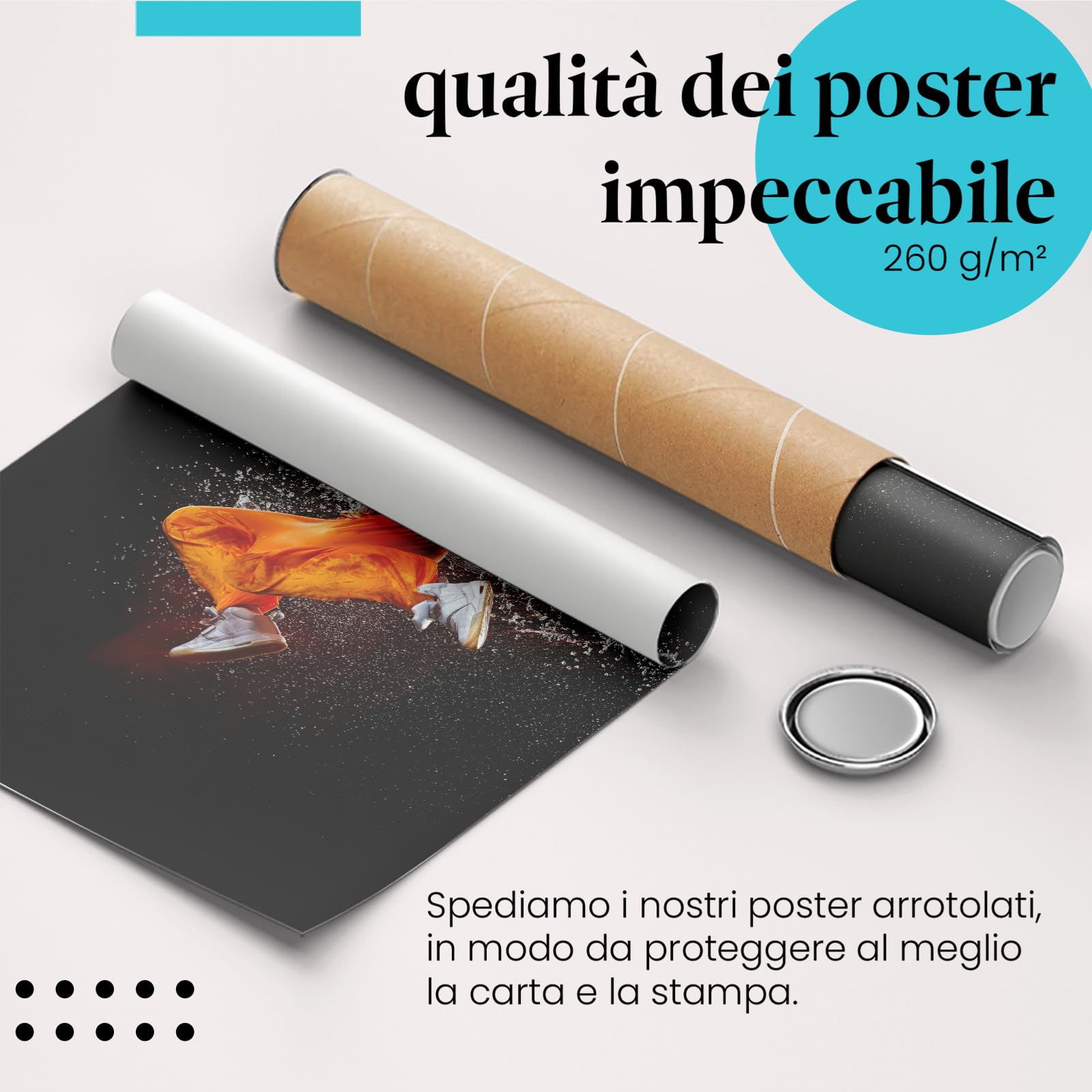 Postereck - 1936 - Hip hop, danza, musica, sport, acqua, donna, ballerina - Decorazione da Parete, Stampa Fotografica, Ideen Regalo, Stampa d'Arte - Tela - 100,0 cm x 75,0 cm