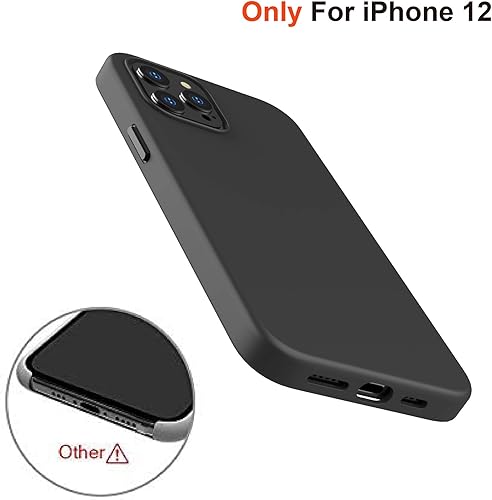 Miniatura 2 de Luvvitt Funda de silicona líquida compatible con iPhone 12 Pro Max con protección contra caídas a prueba de golpes, delgada, suave, resistente a los