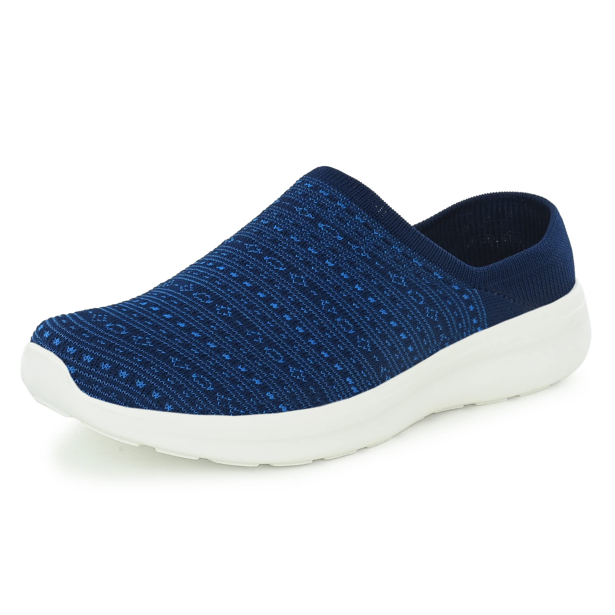 Bourge Womens Wfh-zw12 Mules, Blue and Navy Blue, 04 (B0B42195NK) Amazon Price History, Amazon Price Tracker