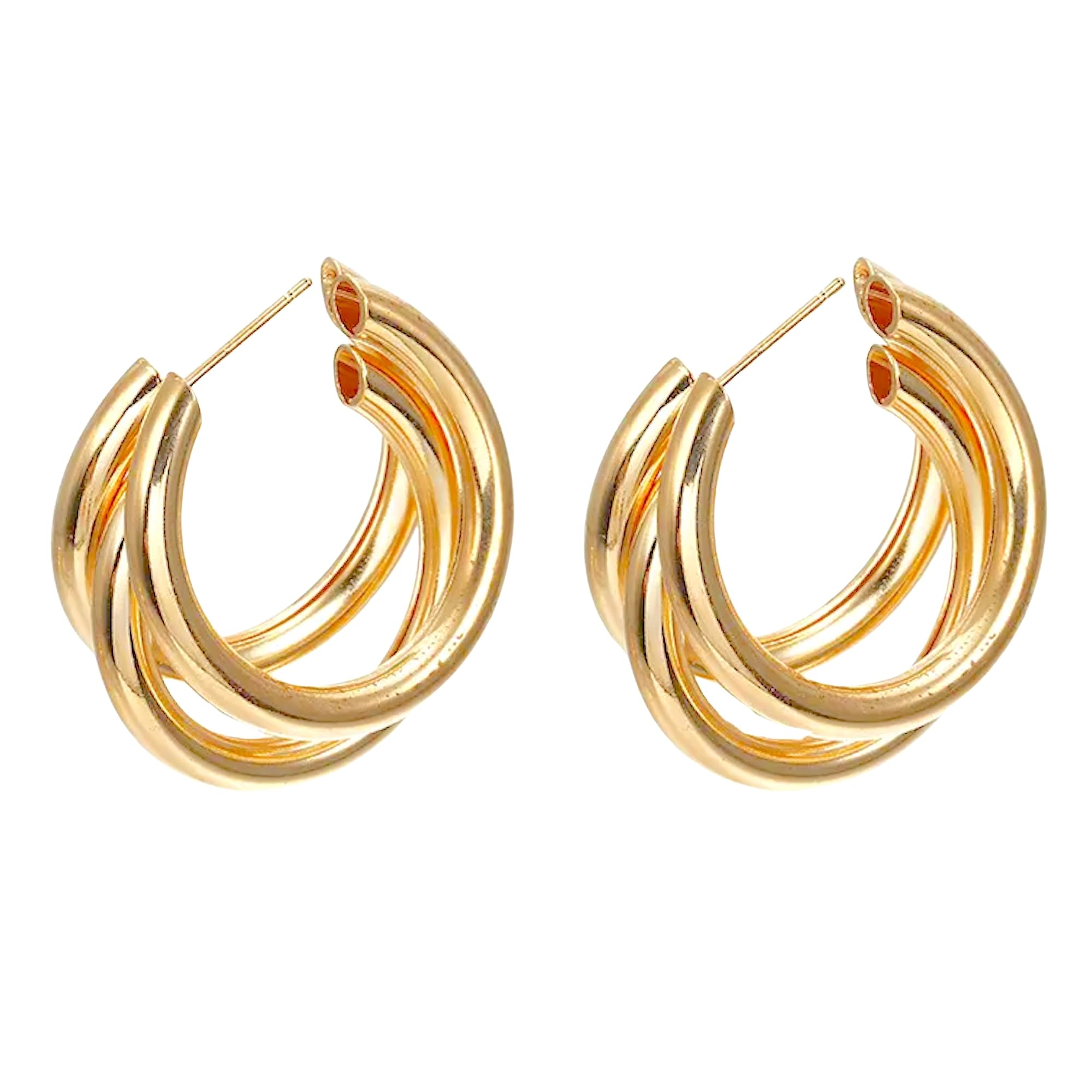See full amazon price history chart for Salve C-Shaped Chunky Triple Hoop Western Golden Earrings for Women Fashion | Gold Hoops Fancy Aesthetic Earrings for Girls Stylish | Korean Minimal Jewellery Salve C-Shaped Chunky Triple Hoop Western Golden Earrings for Women Fashion | Gold Hoops Fancy Aesthetic Earrings for Girls Stylish | Korean Minimal Jewellery (B0BVG9K5RV) Amazon Price History, Amazon Price Tracker