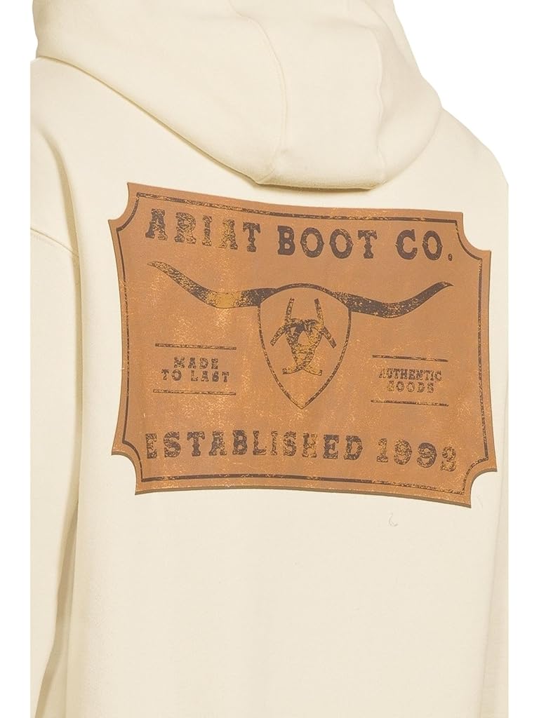 Brown Ariat Shield Steerhead Hoodie