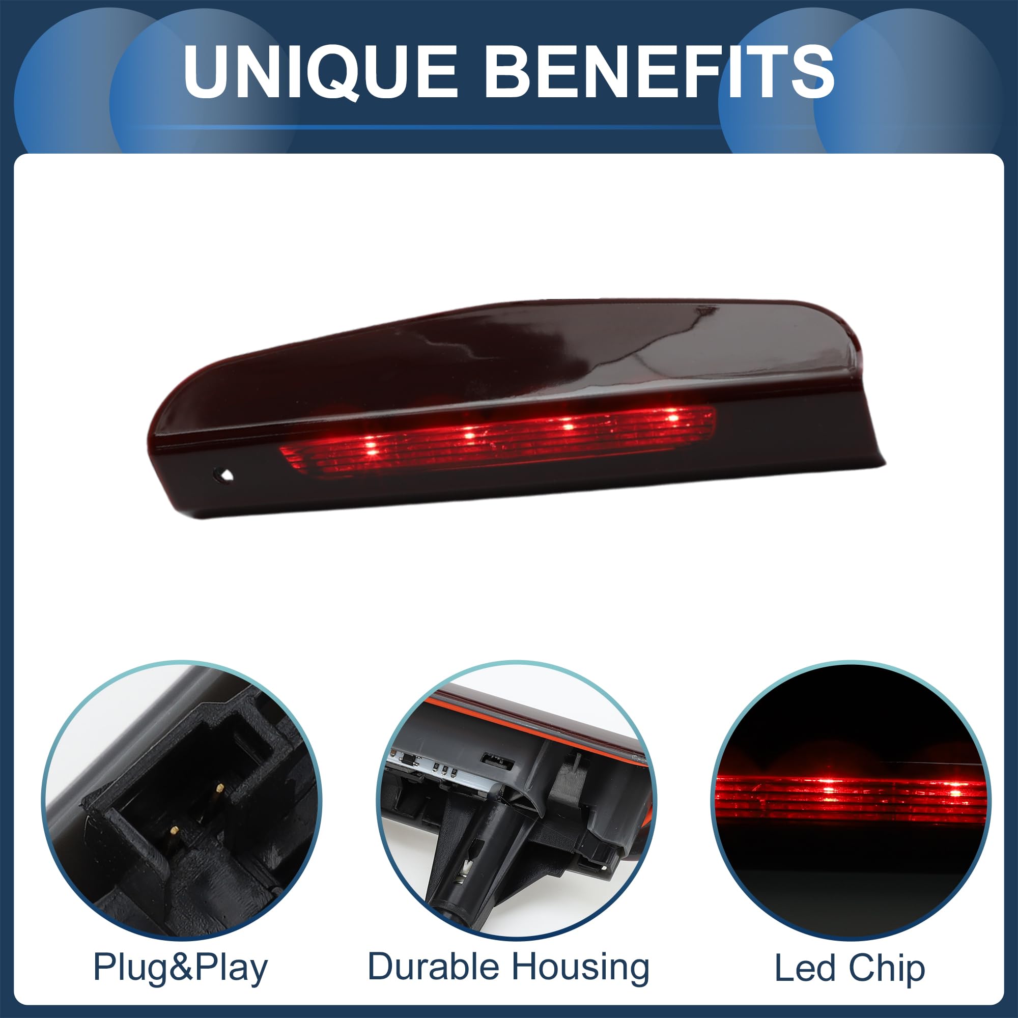 Amazon.com: VekAuto LED Third Brake Light ONLY for 5 DOOR for Opel