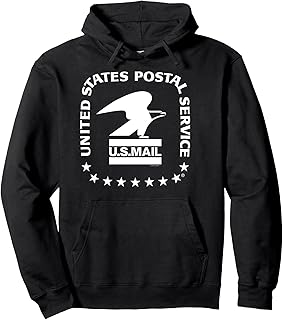 U.S. Mail Eagle Logo United States Postal Service Pullover Hoodie