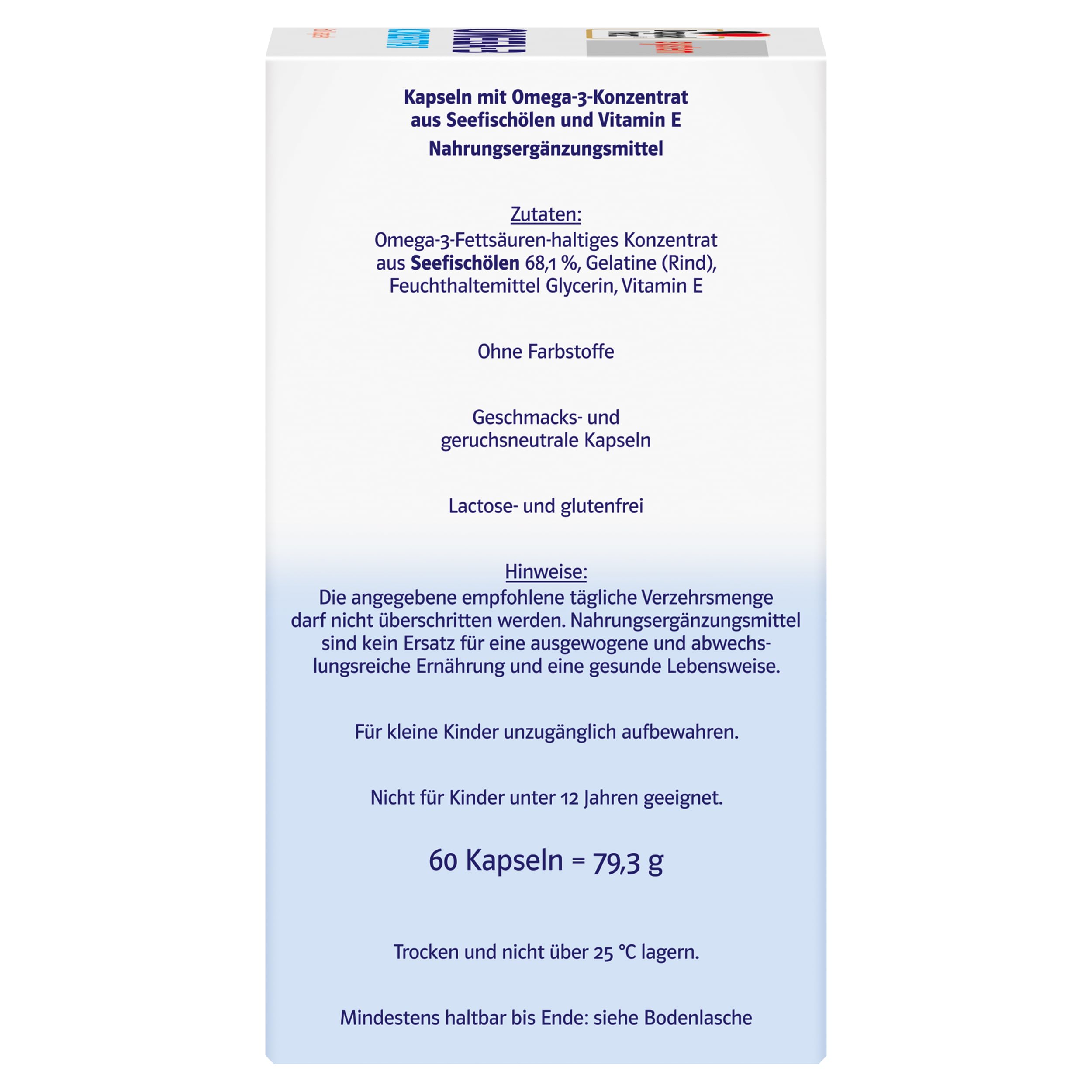 Doppelherz system OMEGA-3 KONZENTRAT, 60 Sztuka Kapsułki
