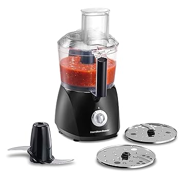 Hamilton Beach 70670 525-Watt Food Processor, Black