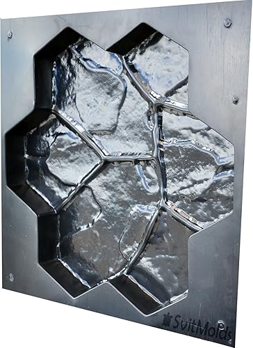 Miniatura 4 de Molde de hormigón DIY adoquines de piedra escalonada, Molde de hormigón para camino, Molde de cemento, Molde de ladrillo de pavimentadora, Molde de