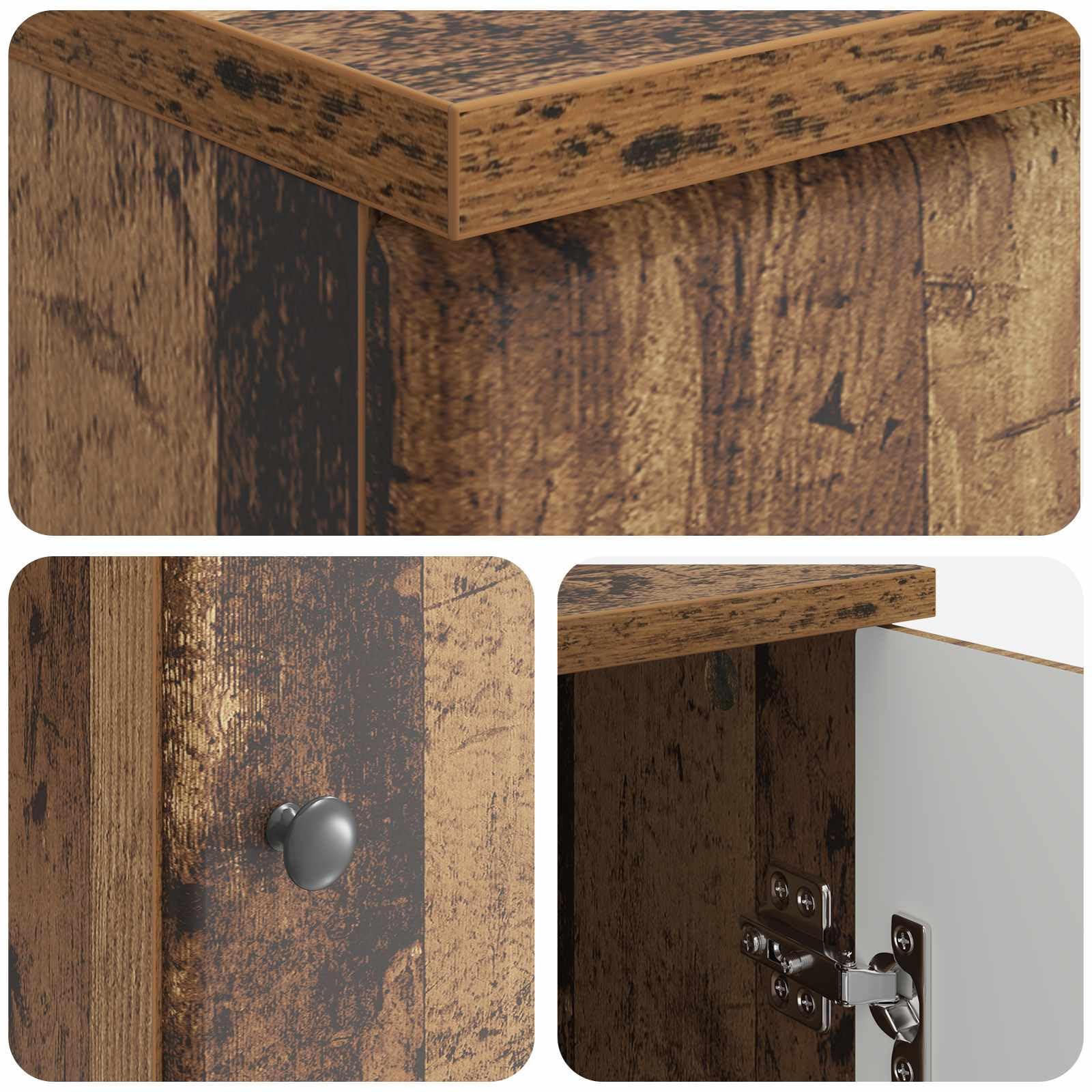 Scrivania Ufficio Porta PC Legno Ingegnerizzato 142,5x50x75cm | Tavolo da lavoro con ante e ripiani interni, ideale per ottimizzare lo spazio nello studio o in camera da letto.