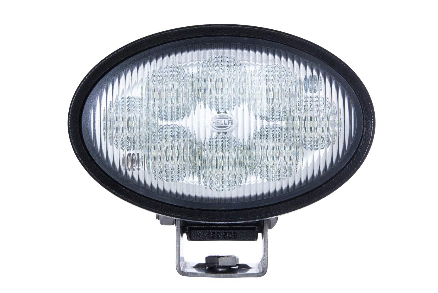 HELLA LED Oświetlenie pomocnicze - Oval 100 - 12V / 24V - 1700lm - Oprawa/przykręcany - Wychylny pałąk montażowy - Oświetlenie najbliższego otoczenia - Wtyczki: Wtyczka DEUTSCH - 1GA 996 661-002