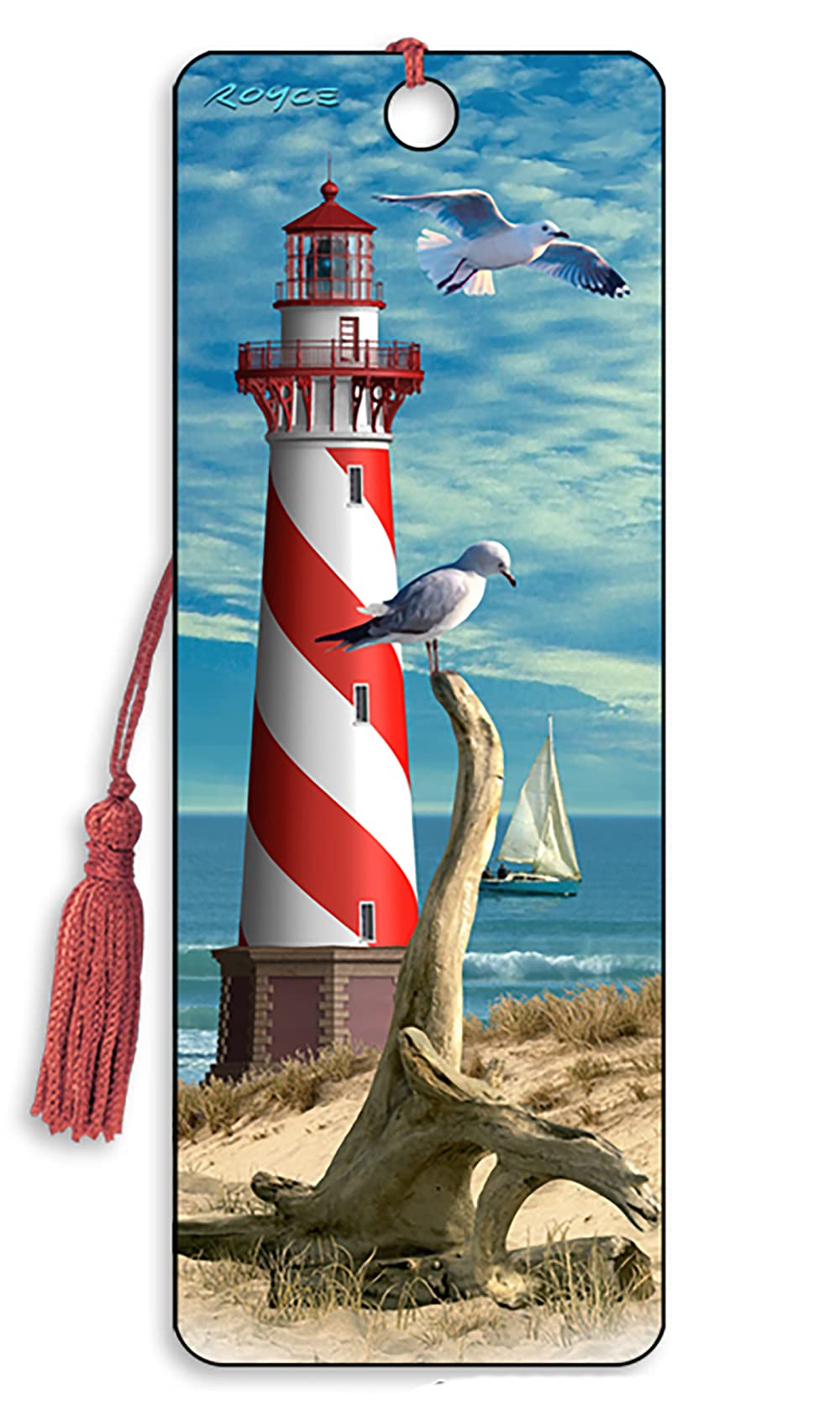 3D Lighthouse Royce Bookmark - by Artgame