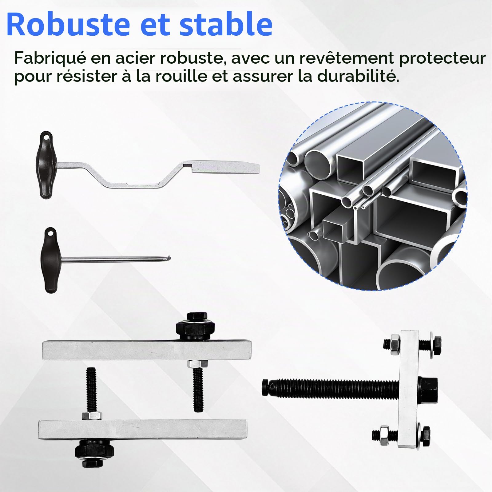 DSG Kit d'outils de démontage et de montage à 7 vitesses pour VW & Audi – Compatible avec boîte de vitesses VAG T10323 T10373 T10376 T40100 T10407 T10466 T10374