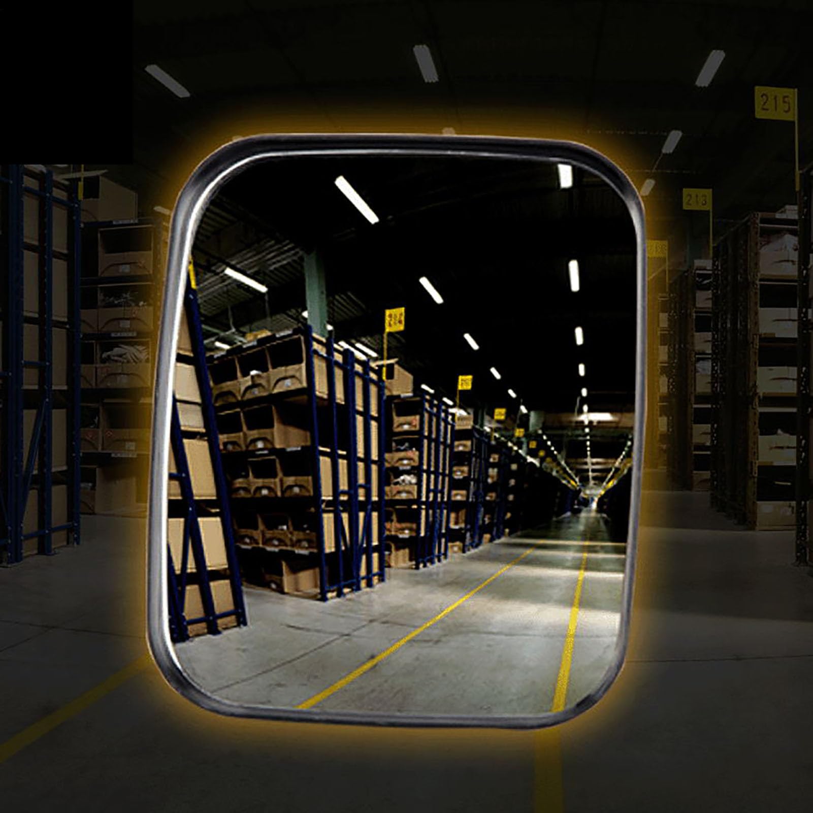 Specchietto di sicurezza | Specchietto per parcheggio – aree di sicurezza lungimirante per, vista laterale del cuscinetto esterno, specchio acrilico da parete con cui è possibile regolare