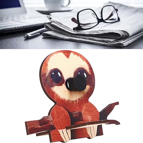 Miniatura 6 de plplaaoo Soporte para lentes, soporte creativo para lentes de sol, de madera compuesta natural, soporte para gafas de sol lindo para almacenamiento