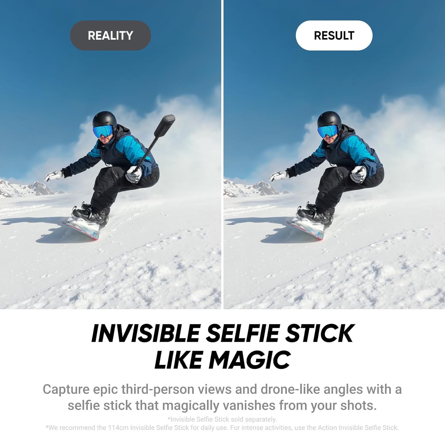 Insta360 X4 Air - Lightweight 165g 8K 360 Camera, Invisible Selfie Stick Effect, Replaceable Lenses, Shoot First & Frame Later, Built-in Wind Guard, FlowState Stabilization, AI-Powered App - Image 5