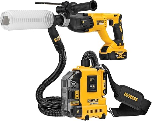 Miniatura 6 de DEWALT DWH161N-XJ Aspirador de Sólidos XR 18V sin cargador/batería, Negro/Amarillo