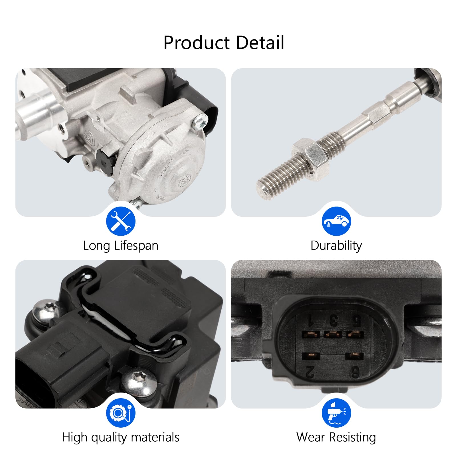 Appareil de commande de turbocompresseur, compatible avec A4 A5 A6 A7 1.8TFSI, régulateur de pression de turbocompresseur avec 06L145612M 06L145654C 06L145654CV 06L145725S