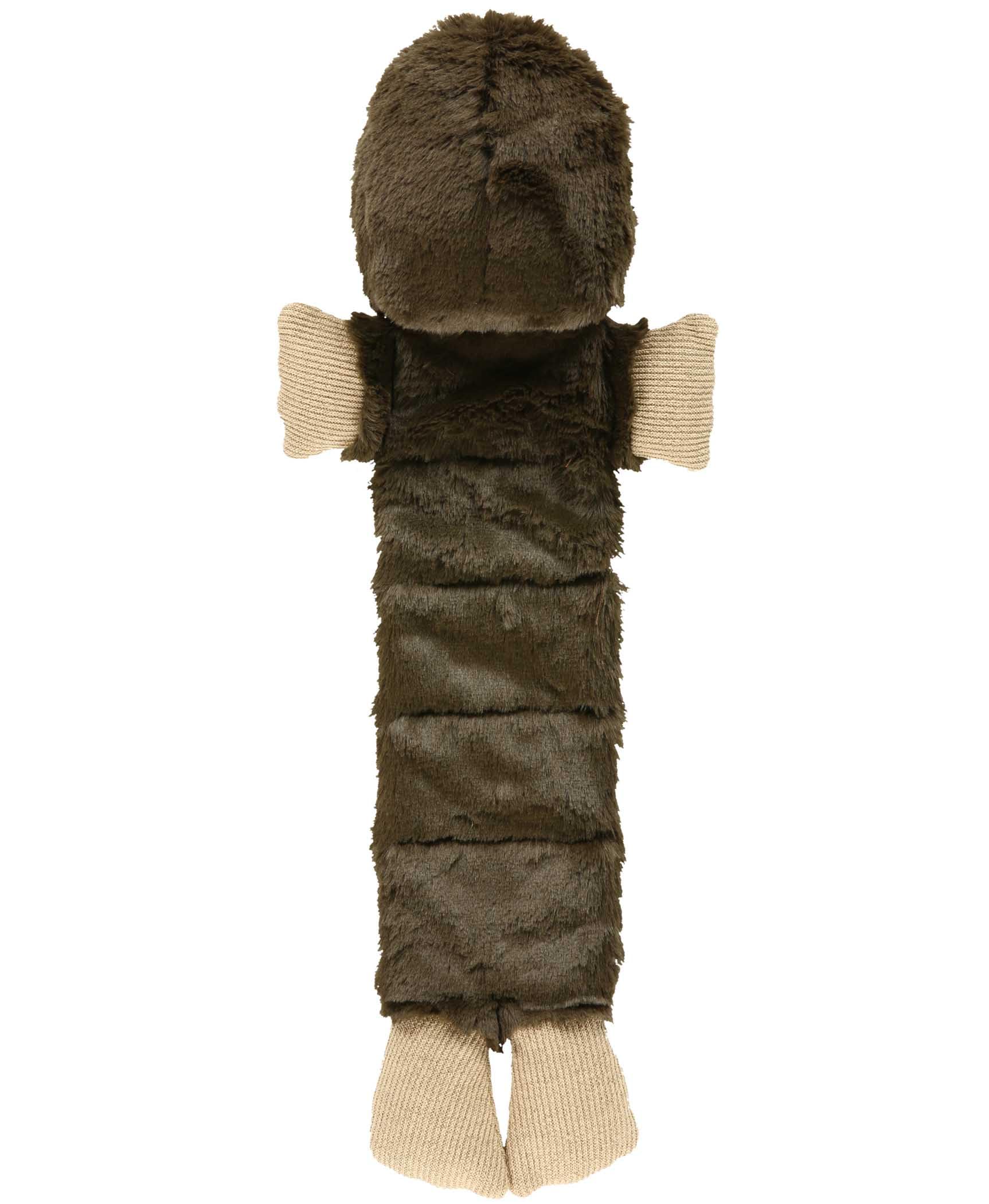 Lazy One Bigfoot - Juguete chirriante para perros, juguete suave y arrugado para perros, construcción resistente para masticadores pesados