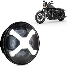 5.75 Inch LED Headlight Fits for Harley Sportster Dyna Softail