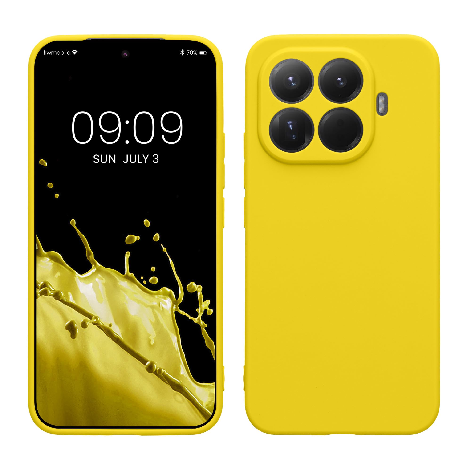 kwmobile Carcasa Compatible con Xiaomi Redmi Note 14 Pro 5G / Poco X7 Funda - Funda Ultrafina de TPU con Bordes elevados - Lavanda Metalizado — view 53