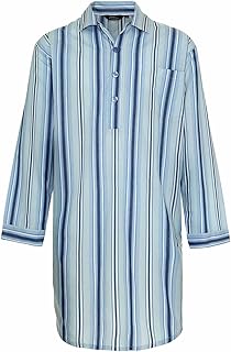 Men's Westminster Polycotton Summer Striped Nightshirt 3175