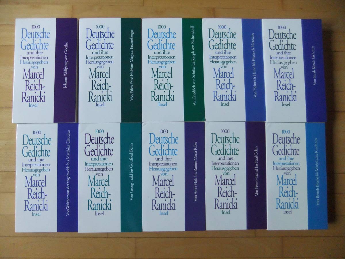 1000 Deutsche Gedichte und ihre Interpretationen, 10 Bde.