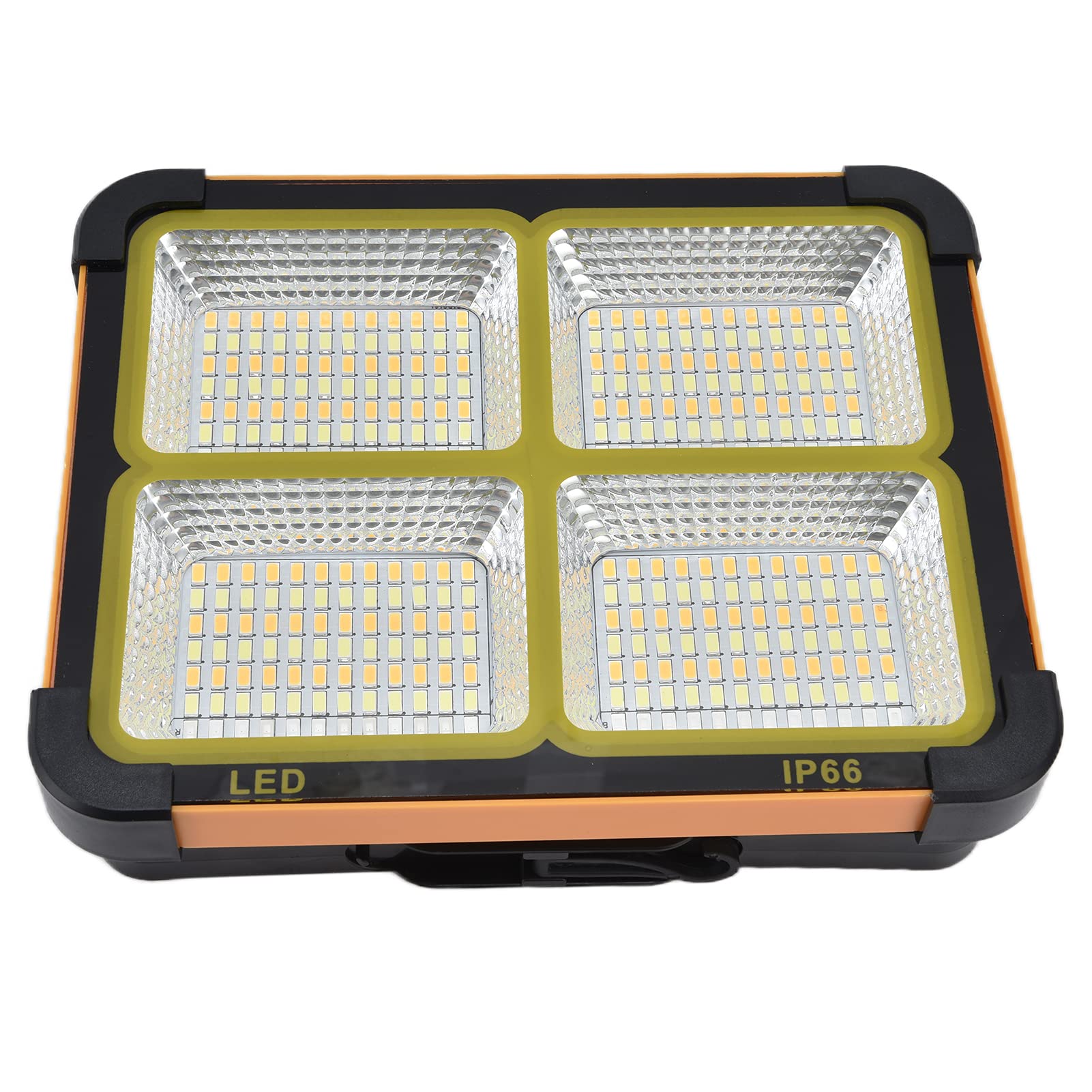 ADITAM Lampada da Lavoro Solare Lampada da Lavoro Solare LED Ricaricabile 4 modalità Lampada da Lavoro Portatile Impermeabile da 300 W per Campeggio Double The Comfort